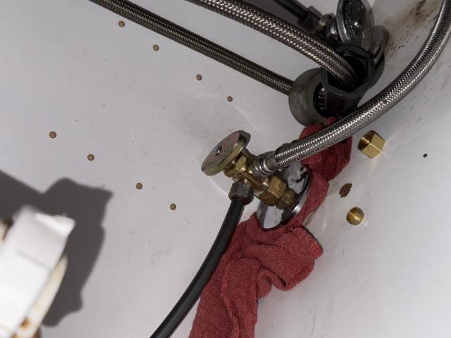 began by shutting off the main water supply to the home and draining the water system to allow for a clean and proper repair. I then removed the existing faulty shut-off valve and replaced it with a new one, securely reconnecting the water lines. Once everything was installed, I turned the system back on and tested the new valve to confirm it is operating properly with no leaks.