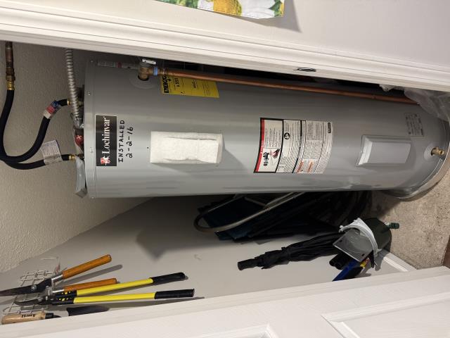 We removed the existing water heater and installed a new 40-gallon electric water heater, including the installation of new shut-off valves and an expansion tank. All work includes a one (1) year labor warranty.