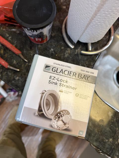 I replaced the old basket strainer and garbage disposal, ensuring smooth water flow and efficient waste processing. The new components are reliable and designed for long-lasting performance.