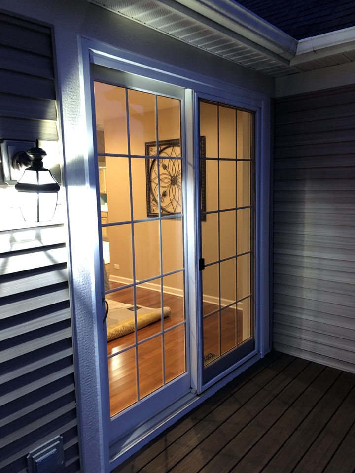 Wauconda, IL - Marvin infinity sliding patio door Wauconda, IL - Marvin infinity sliding patio door