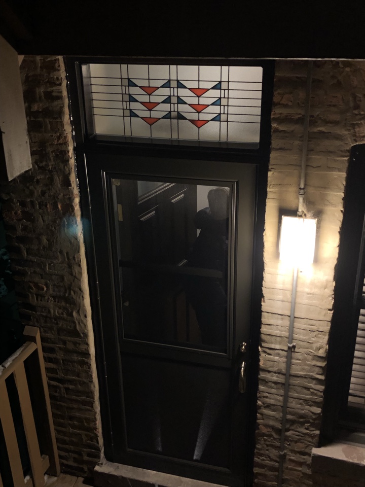 Oak Park, IL - Provia entry door,transom,and storm door Oak Park, IL - Provia entry door,transom,and storm door