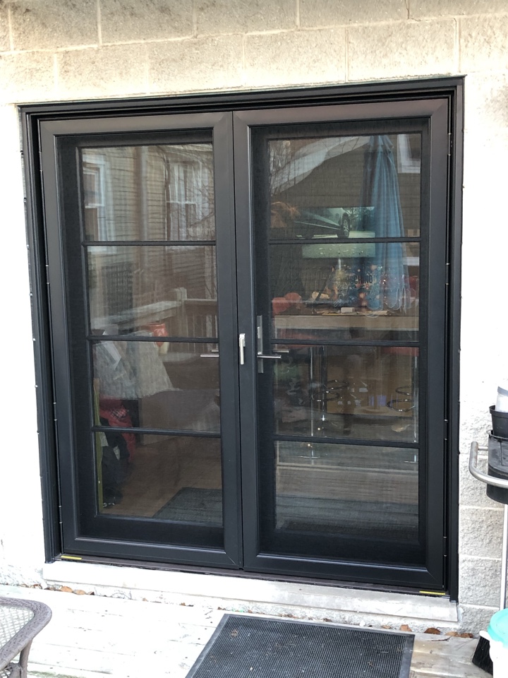 Chicago, IL - Marvin signature French doors with screens Chicago, IL - Marvin signature French doors with screens