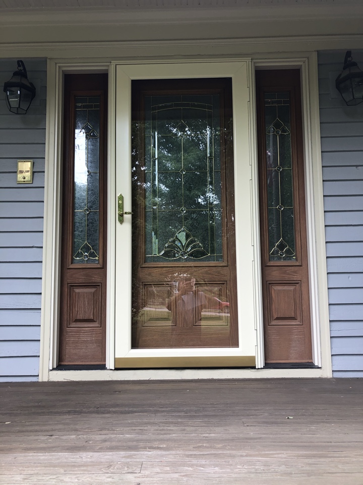 Lake Barrington, IL - Provia full view storm door Lake Barrington, IL - Provia full view storm door