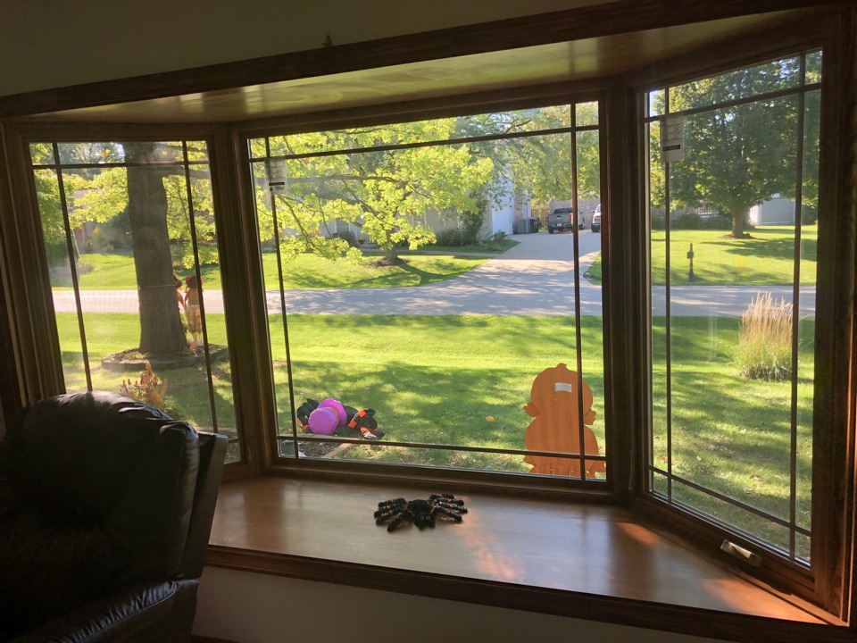 Naperville, IL - Bow window and double hung windows Naperville, IL - Bow window and double hung windows