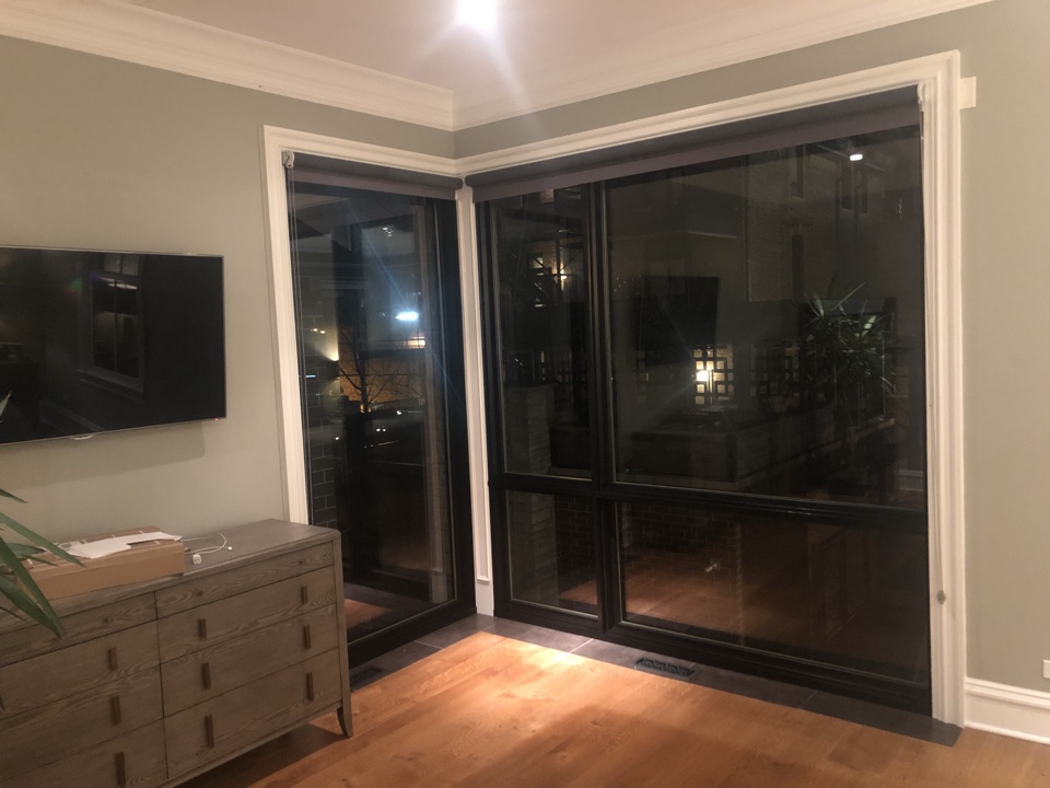 Chicago, IL - Marvin clad picture window with custom casing Chicago, IL - Marvin clad picture window with custom casing