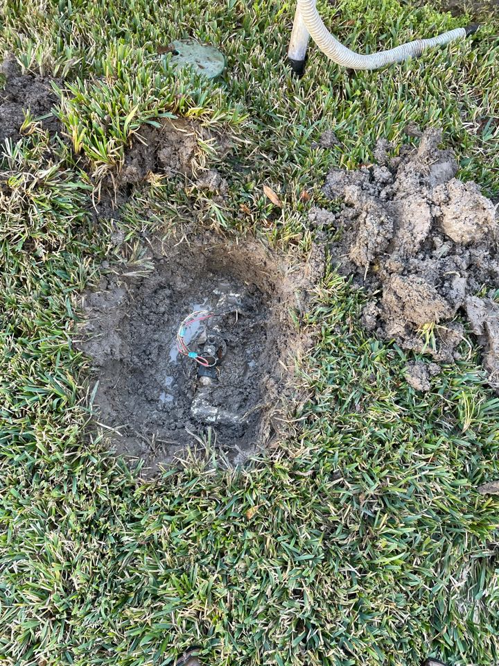 Replacing irrigation valve, system check up