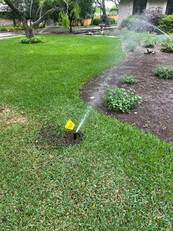 Replacing sprinkler heads and system check up