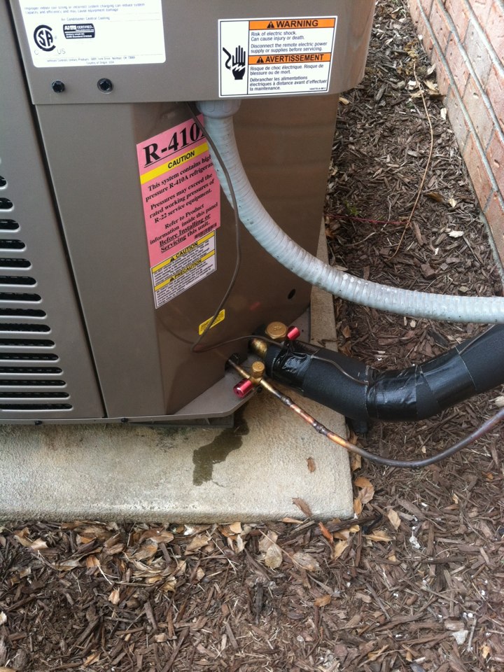 Verifying system operation and freon levels. Added tamper proof caps per codes