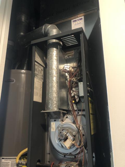 Customer stated that he would not come on it was just blowing cool air. Reset system and restarted system at thermostat system ignited ran for a few seconds and then went out Pulled in clean flame sensor restarted system tested flame sensor which is now testing 4.2 system ran with no problems Cycled system on and off multiple times with no issues system ran for 15 minutes prior to departure