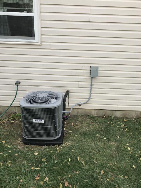 I performed a pressure set on a Five Star 13 SEER 2 Ton Air Conditioner. System is set and customer is ready for the cooling season. 