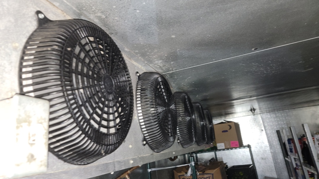 cathedral city walk in cooler down, no maintenance in over a year, it had mud coming out of it from our deep maintenance evaporator was very clean, from how dirty it was system will cool Walk in down very fast and they will save significantlyon energy now!