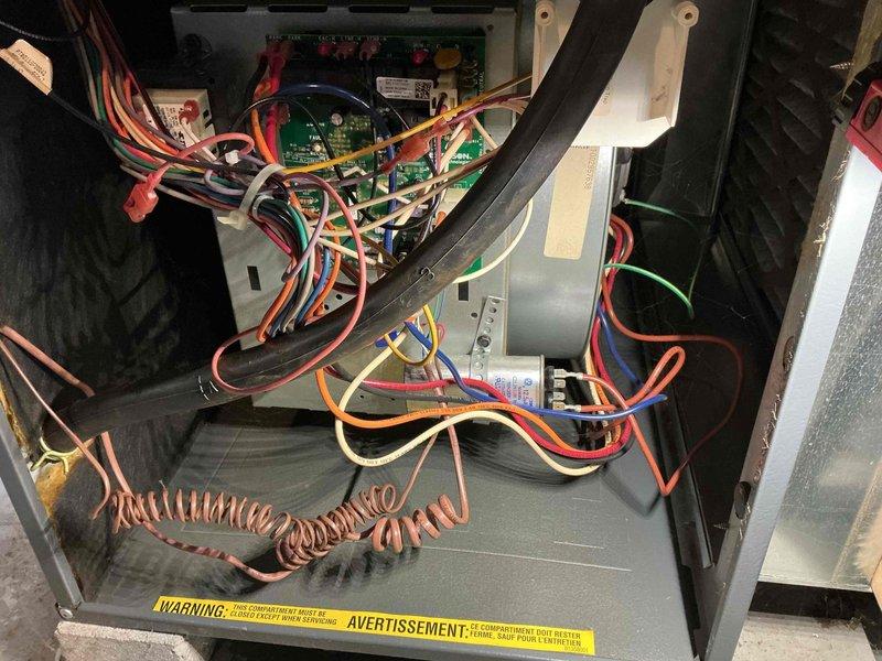 Performed scheduled furnace tune-up as requested by tenant Howard. Inspected Bradford White Defender water heater for proper operation and conducted visual examination of furnace control board with particular attention to wiring connections. All components functioning normally with no issues identified.