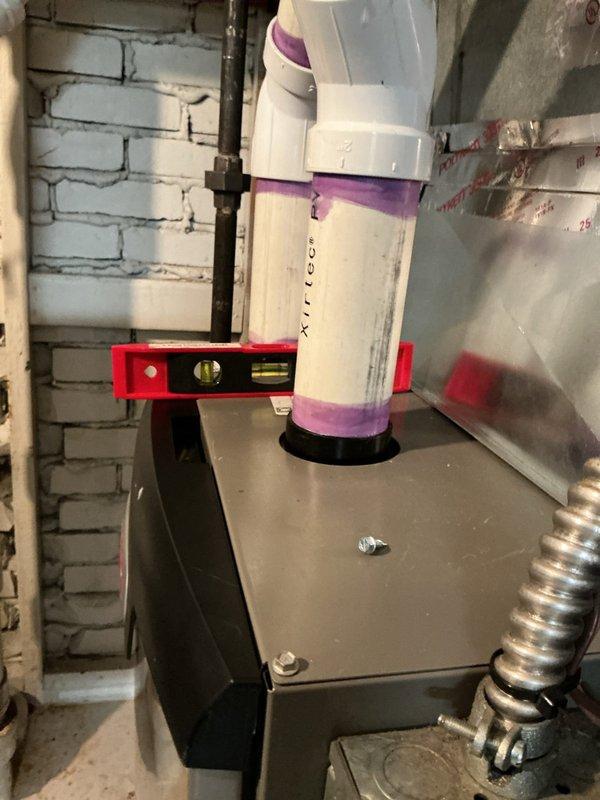 Responded to service call for Lennox furnace with panel security issue. Inspected unit and found top panel grippers worn and unable to hold panel closed. Installed new panel fasteners and verified secure closure to prevent air leakage and ensure proper operation.