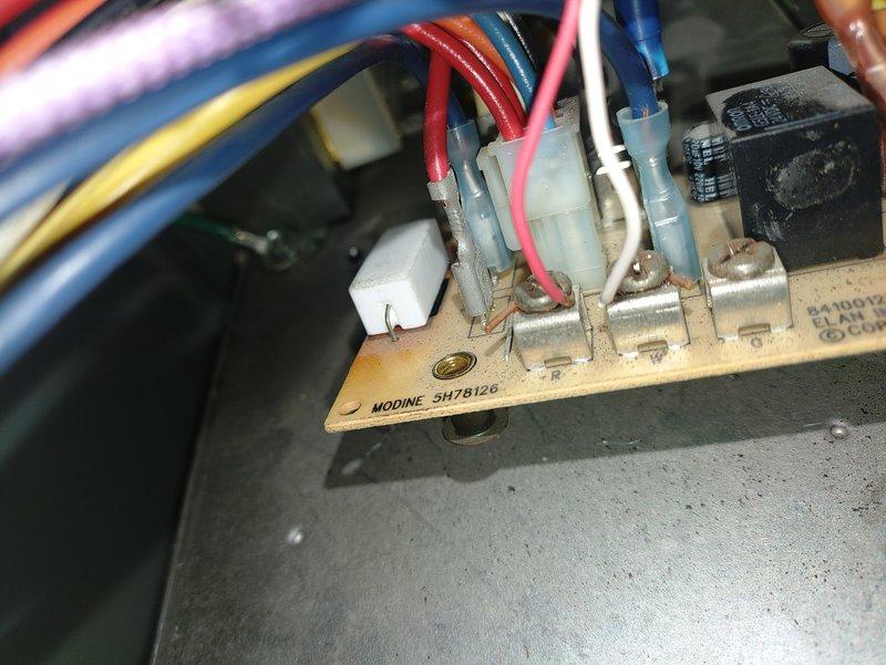 Completed replacement of faulty smart valve and pressure switch on Modine HVAC unit. Disconnected and removed old components from terminal block 3H78126, then installed new smart valve and pressure switch with proper wiring connections. System tested and verified for proper operation after installation.