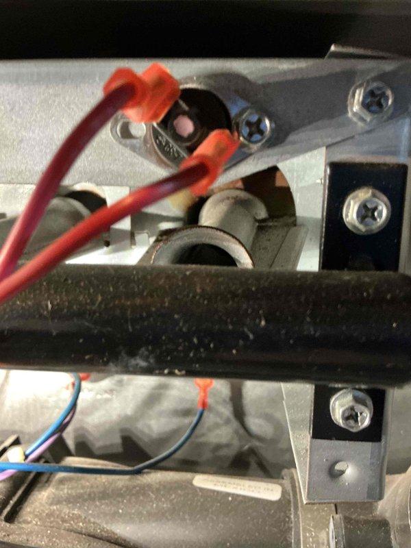 Responded to service call for 20+ year old natural gas furnace failing to maintain temperature and experiencing frequent shutoffs. Inspection revealed faulty electrical connections at terminal block causing intermittent operation. Repaired loose wiring connections and tested system operation through multiple heating cycles. Unit now maintaining proper temperature with consistent operation.