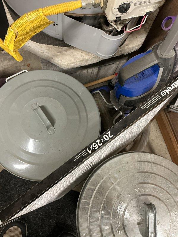 Performed routine furnace maintenance service. Inspected gas line connections and verified proper installation of yellow flexible gas connector. Examined furnace panel fasteners and replaced worn clip to ensure secure panel attachment.