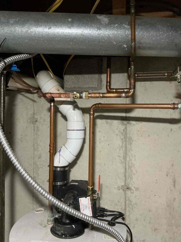 Responded to customer complaint of PCB water leakage from furnace, which was a recurring issue. Upon inspection, identified the source of the leak in the condensate drain system where the P-trap connects to the copper drain lines. Cleaned connections, resealed joints, and verified proper drainage function to resolve the persistent leakage problem.