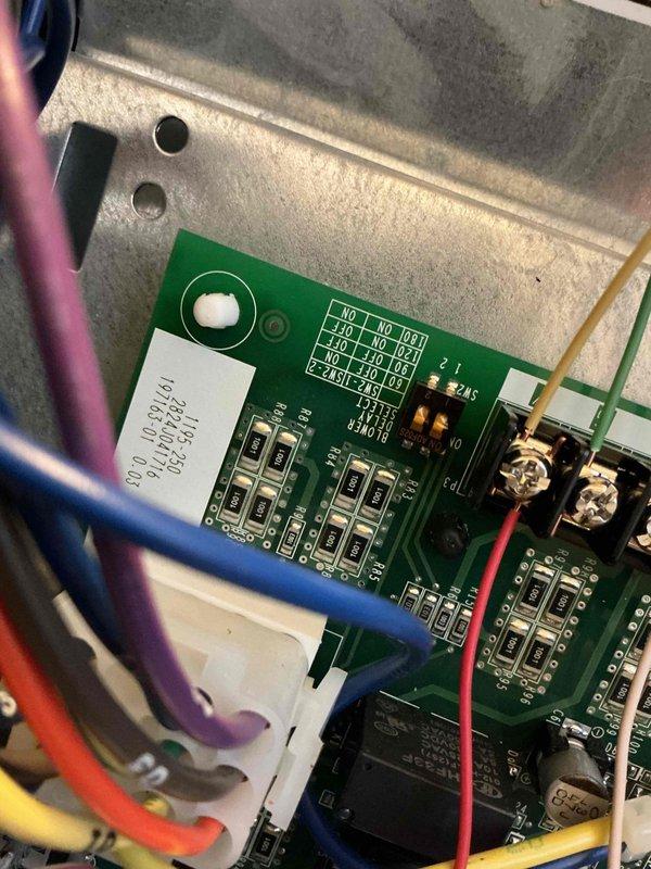 Completed standard furnace maintenance service on Lennox heating system. Inspected electrical components including circuit board, wiring connections, and terminal points. All systems functioning properly with no issues identified.