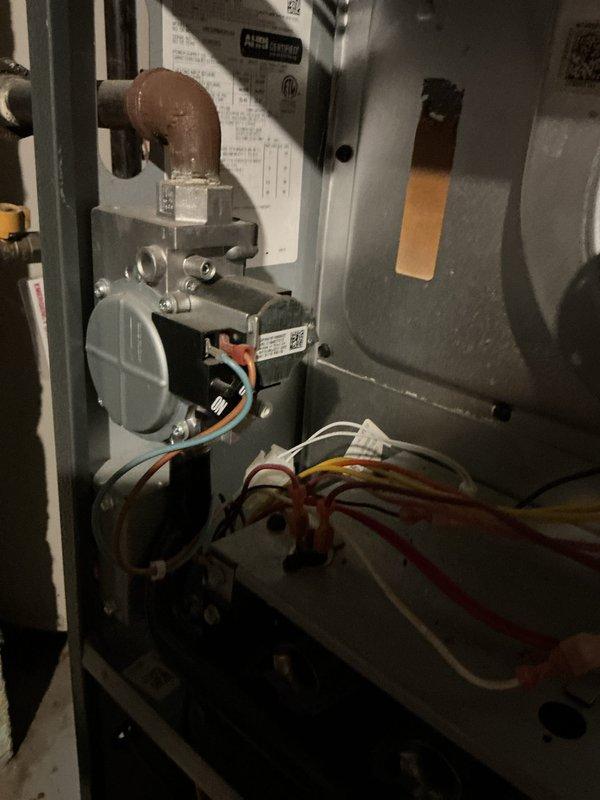 Performed routine maintenance on 5-year-old furnace. Conducted comprehensive system inspection with visual examination of interior components and connections. Utilized digital pressure gauge to verify proper system operation at 20.9 reading, confirming all electrical connections and gas valve functionality within manufacturer specifications.