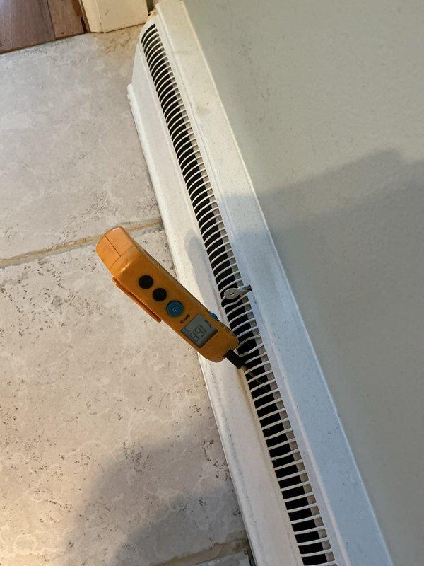 Performed routine maintenance on 5-year-old gas furnace. Conducted temperature differential testing on baseboard heating elements and inspected control board components. Verified proper rotation bypass functionality and confirmed all systems operating within normal parameters prior to customer's seasonal departure.