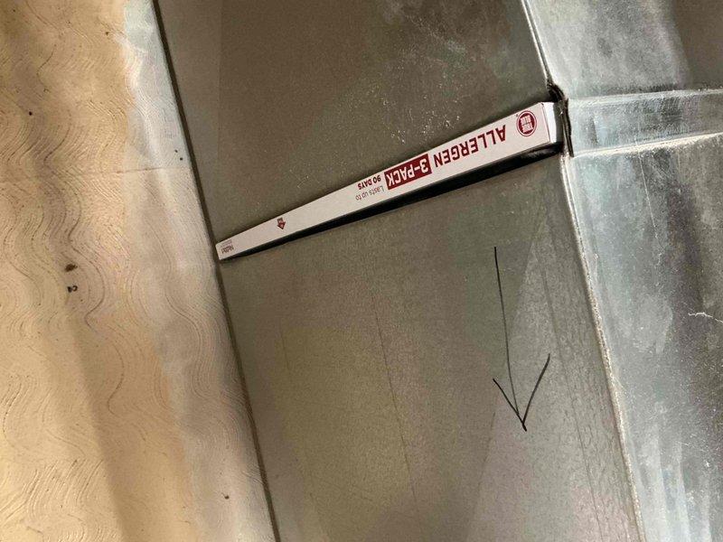 Performed annual furnace tune-up service, discovering severely clogged air filter which was replaced to restore proper airflow. Inspected ductwork connections and verified system operation after maintenance was completed.