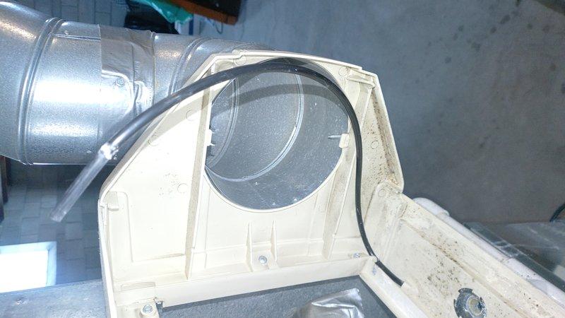 Performed standard maintenance check on 20+ year old natural gas furnace. Diagnosed leaking humidifier causing noise. Inspected air filter which appeared clean and in good condition. Examined humidifier housing which showed signs of wear and required disassembly to address the leak in the water supply components.