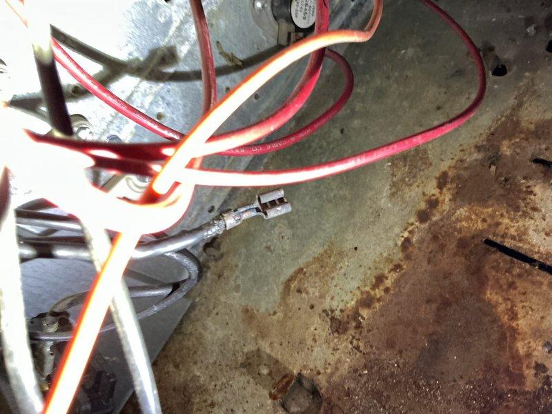 Replaced undersized 30-amp breaker with required 60-amp miniature circuit breaker (UEb1-70602800) in 16-year-old furnace electrical system. Inspection revealed significant oxidation and corrosion on interior metal components, likely contributing to electrical issues. System now operating with properly rated circuit protection.