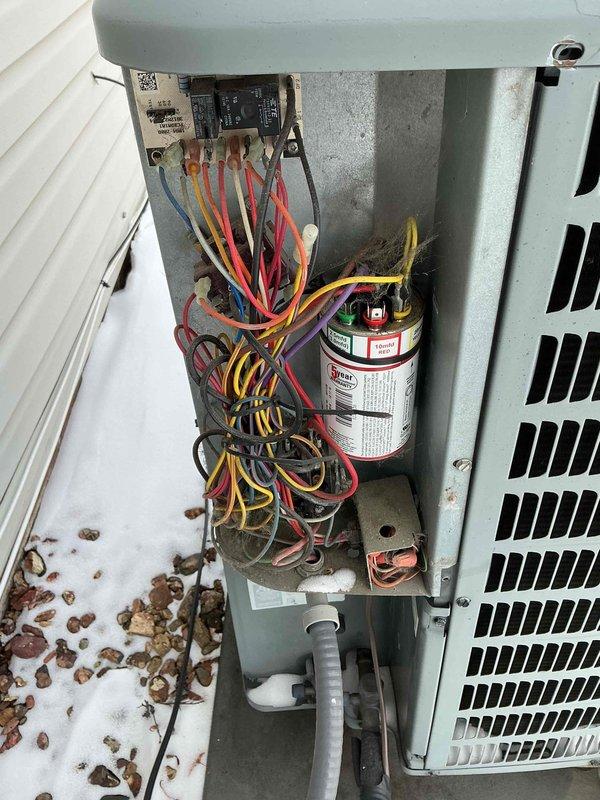 Responded to no-heat service call for 10+ year old system. Upon inspection, identified blown fuse causing interruption to system operation. Replaced fuse, verified proper electrical connections throughout system wiring, and confirmed unit operation. System now functioning properly with normal heat output.