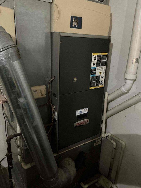 Completed standard seasonal tune-up on Lennox furnace system. Inspected all components including heat exchanger, burners, and electrical connections. System is operating within normal parameters with no safety issues identified.