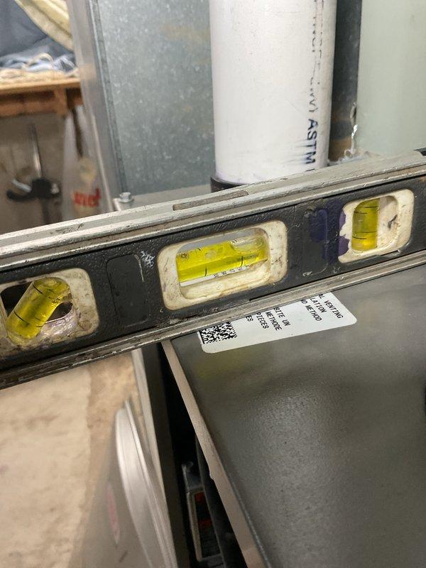 Completed furnace installation with verified level positioning of all system components. Assessment of ductwork determined need for booster fans to optimize airflow. Will return as scheduled to complete installation of duct booster fans.