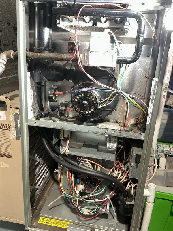Performed scheduled furnace maintenance on Lennox system as first-time recurring service. Completed comprehensive inspection of entire system including blower motor, electrical connections, and ductwork. All components found to be in standard working condition with no visible damage or issues requiring repair.