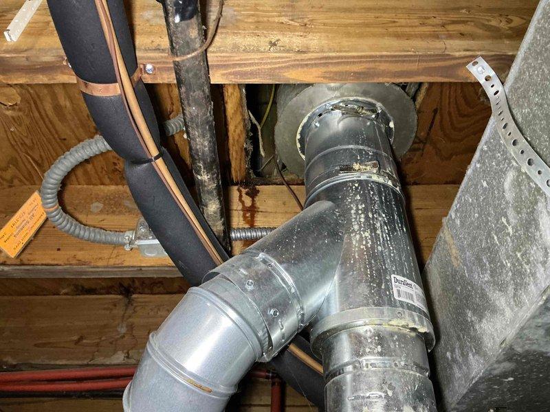 Performed diagnostic inspection on malfunctioning furnace that wasn't maintaining temperature. Identified dust accumulation in ductwork and examined electrical components including wiring connections. Cleaned system and restored proper operation to ensure consistent heating performance.