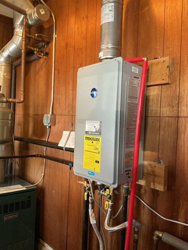 Investigated reported gas leak in residential mechanical room containing 15-year-old boiler system and 2-year-old tankless water heater. Performed comprehensive leak detection testing on both appliances and associated gas lines, with particular attention to aging boiler components and connections. Successfully identified and repaired leak source, ensuring system safety and proper operation before departure.