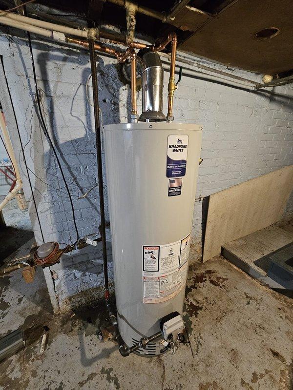Successfully installed a new AC package system with a Honeywell WiFi thermostat, including a 40-gallon Bradford White water heater. Work included installing a new 30-amp circuit with 20' of #10 wire, placing the AC unit on a new equipment pad in the rear of the house between the porch and TV antenna, and running a 3/4" lineset approximately 25' in length.