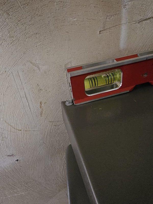 Completed installation of new 96% downflow furnace (70k BTU) with downflow evaporator coil in tight closet space. Installed new metal ductwork, lineset, equipment pad, 30-amp electrical disconnect, and L-40 thermostat. Ensured proper leveling of all components for optimal system performance.