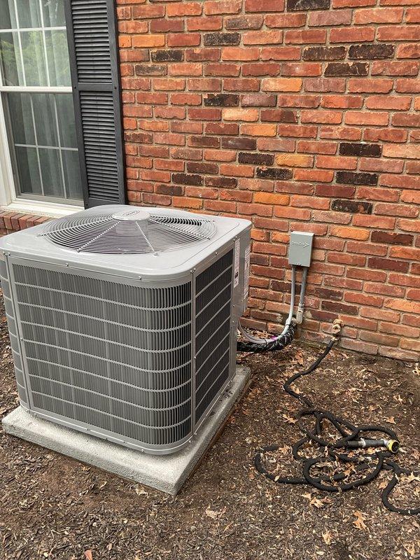 Successfully completed installation of Carrier cased coil and AC unit with new line set, pad, disconnect box and whip. Retained existing Infinity Control and installed Sim Control, connecting all components to ensure proper system functionality while maintaining the brick exterior aesthetics of the home.