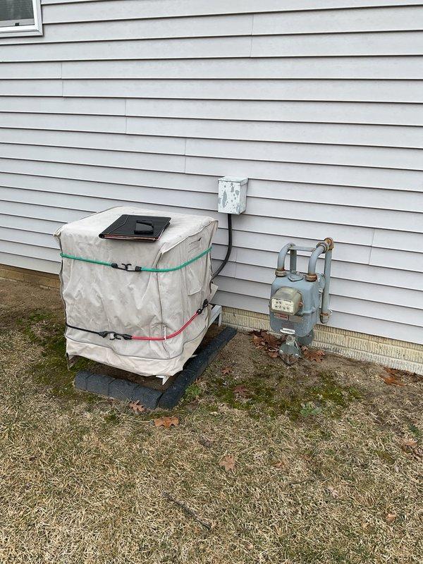 Performed diagnostic assessment on a Goodman furnace system with reported "no heat" issue, similar to previous service call where a switch was replaced. Exterior inspection of the heat pump unit and connections was conducted, along with comprehensive evaluation of the furnace installation including ventilation, electrical connections, and filter condition. Recommended complete system replacement based on recurring failure patterns.
