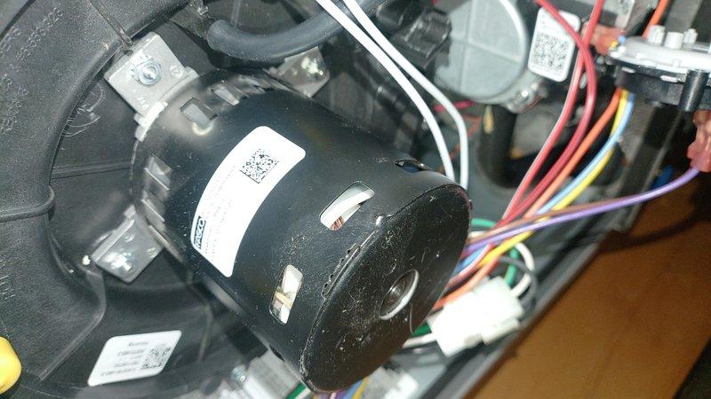 Performed diagnostic service on 5-year-old gas furnace that was short-cycling before reaching set temperature. Inspected blower motor assembly and pressure switch connections, finding dust accumulation on components. Cleaned system and verified proper operation, resolving the heating performance issue.