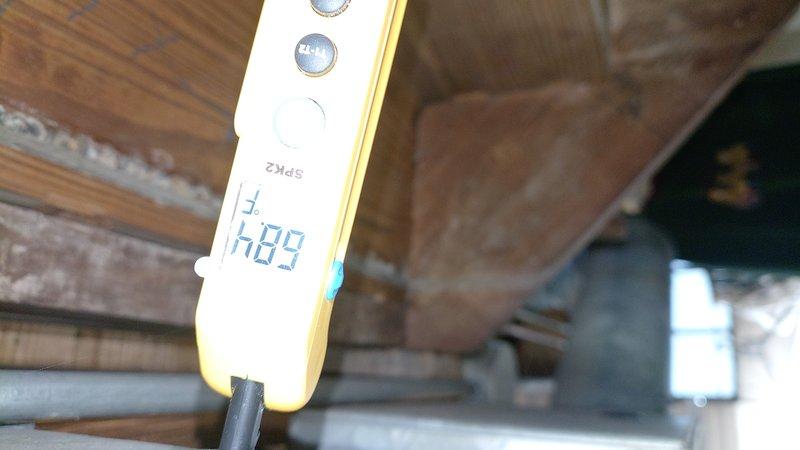 Responded to no heat call back. Diagnostic testing revealed humidity level of 83% in the crawl space and supply air temperature of 48°F. Confirmed system operation and addressed moisture issues affecting heating performance.