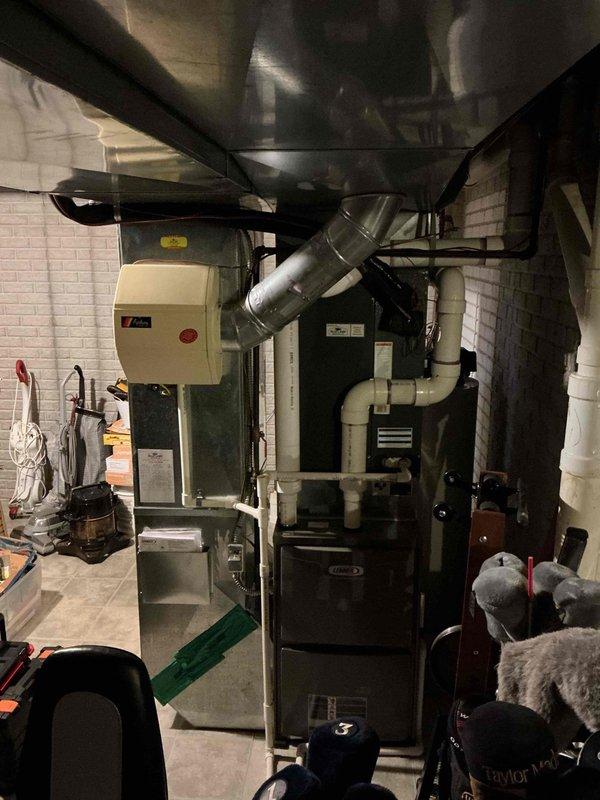 Completed routine heating maintenance visit on natural gas furnace. System was inspected and found to be in normal operating condition with proper ductwork connections. No issues were identified requiring immediate attention; service event was completed as scheduled.