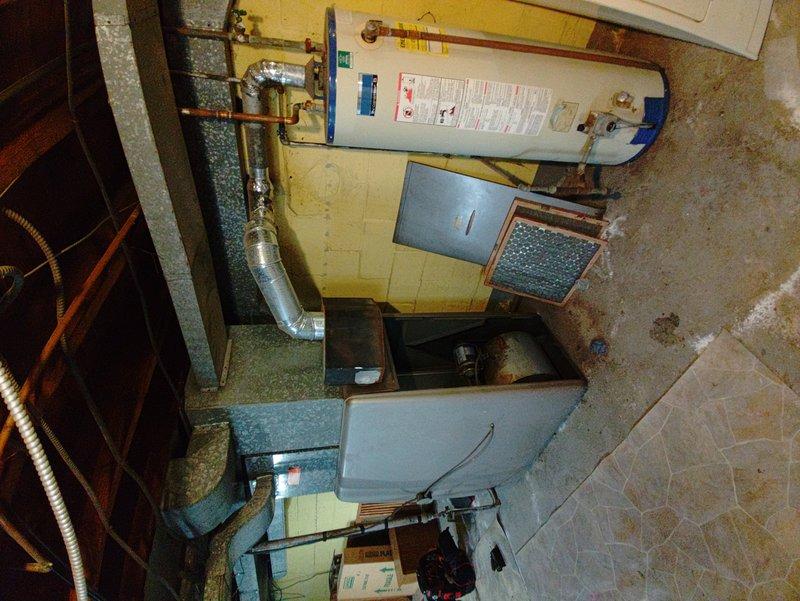 Responded to no heat call for a furnace in a rental property. Upon inspection, found the furnace was operational but the ductwork insulation was deteriorated in several areas causing significant heat loss. Repaired damaged insulation sections and performed system test to confirm proper heat distribution throughout the residence.