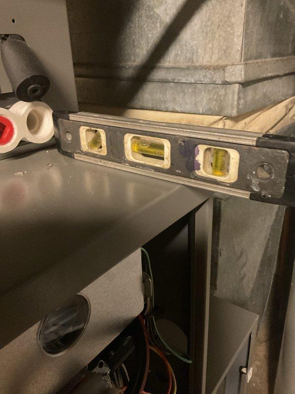 Successfully installed a complete Lennox 3-ton 14 SEER split gas system with a 96% efficient 90k BTU upflow furnace, cased coil, and new 7/8" x 20' lineset. System includes a Honeywell WiFi thermostat (verified operational at 72°F) and a 50-gallon Bradford White tall water heater, with all components properly leveled and secured to manufacturer specifications.