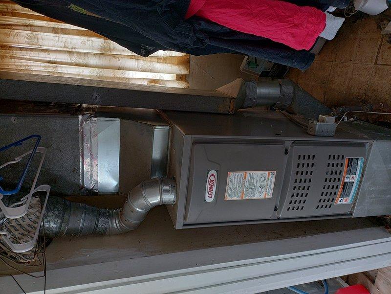 Responded to emergency no-heat call for 4-year-old Lennox furnace. Upon inspection, discovered faulty control board with compromised wiring connections. Replaced control board, tested system operation through complete heating cycle, and verified proper functionality before completing service.