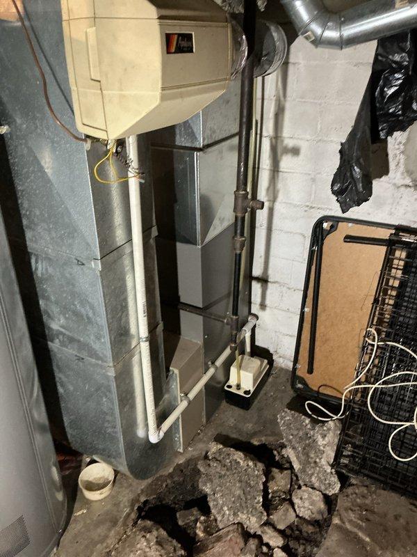 Performed routine furnace tune-up on an older wall-mounted furnace unit. Inspection revealed deteriorating door gasket with visible cracking and dust accumulation. System was cleaned, components checked for proper operation, and recommendations made for gasket replacement to maintain optimal efficiency.