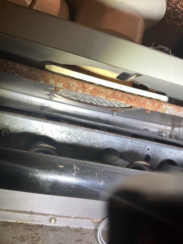 Performed comprehensive furnace tune-up and replaced 20x25 filter frame. Identified corrosion on heat exchanger components and inspected electrical wiring connections. Documented condition with photos for customer records.