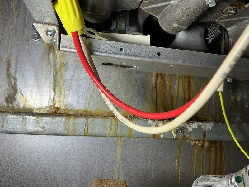 # HVAC Maintenance - Heating Service Report

Completed comprehensive preventative maintenance service on two residential furnace units, both approximately 10 years old. Performed thorough inspection of all mechanical components including blower assemblies, heat exchangers, burner chambers, and electrical connections. Heat exchanger tubes showed normal operational wear with age-appropriate discoloration and oxidation patterns consistent with regular use. Verified integrity of all burner assemblies and confirmed proper mounting of blower wheel and housing components. Inspected high-temperature electrical connections and control systems, noting all safety wiring and digital control panels functioning within normal parameters. All mechanical fasteners, mounting brackets, and structural components verified secure and operational. Both units passed visual inspection with no immediate safety concerns identified, though normal aging and environmental wear patterns noted on interior components 