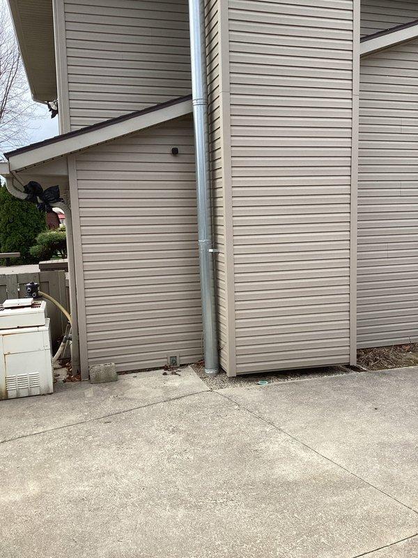 Responded to warranty callback for water intrusion issue affecting inducer motor on recently installed furnace system. Diagnosed that storm water was entering through exterior PVC vent termination, causing operational failures. Recommended and installed exterior vent cap/valve assembly on termination point to prevent water backflow into combustion air intake system, resolving moisture infiltration problem.
