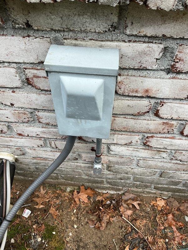 Performed visual inspection of outdoor AC unit and associated electrical disconnect box. Unit exterior and condenser coils showed moderate accumulation of dirt, dust, and debris. Documented current condition of equipment and surrounding area with photographs per service protocol.