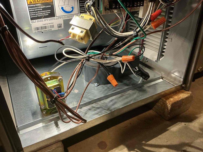 Completed scheduled maintenance service on a 3-year-old residential furnace system. Performed comprehensive cleaning of all internal components, inspected electrical connections and wiring harnesses, and verified proper operation of transformer, relay systems, and heat exchanger. All components found to be functioning within normal parameters and unit returned to full operational status.