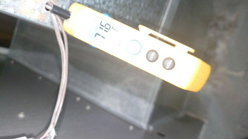 Responded to no heat call on furnace with unknown age. Upon arrival, performed diagnostic testing using digital manifold gauge to measure system pressures and verify operational status. Pressure readings indicated system abnormality requiring further investigation. Completed diagnostic assessment and documented findings with photographic evidence for service records.